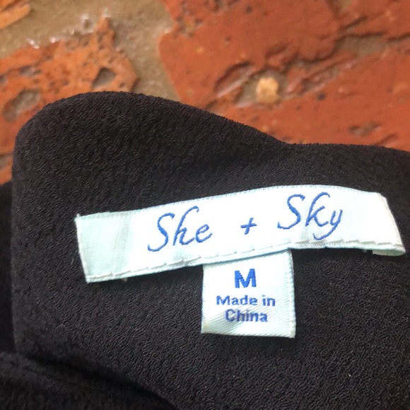 She & Sky lined romper - Picture 6 of 10